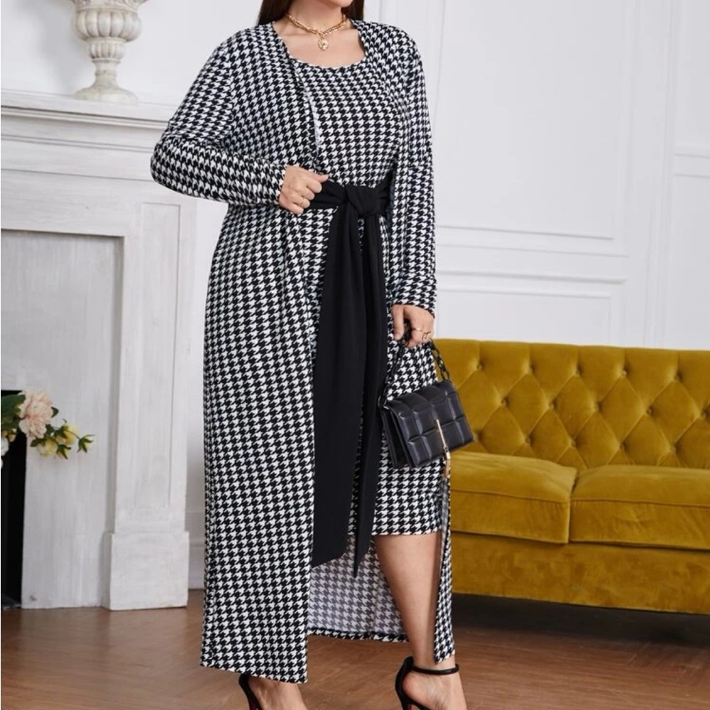 Houndstooth office wear